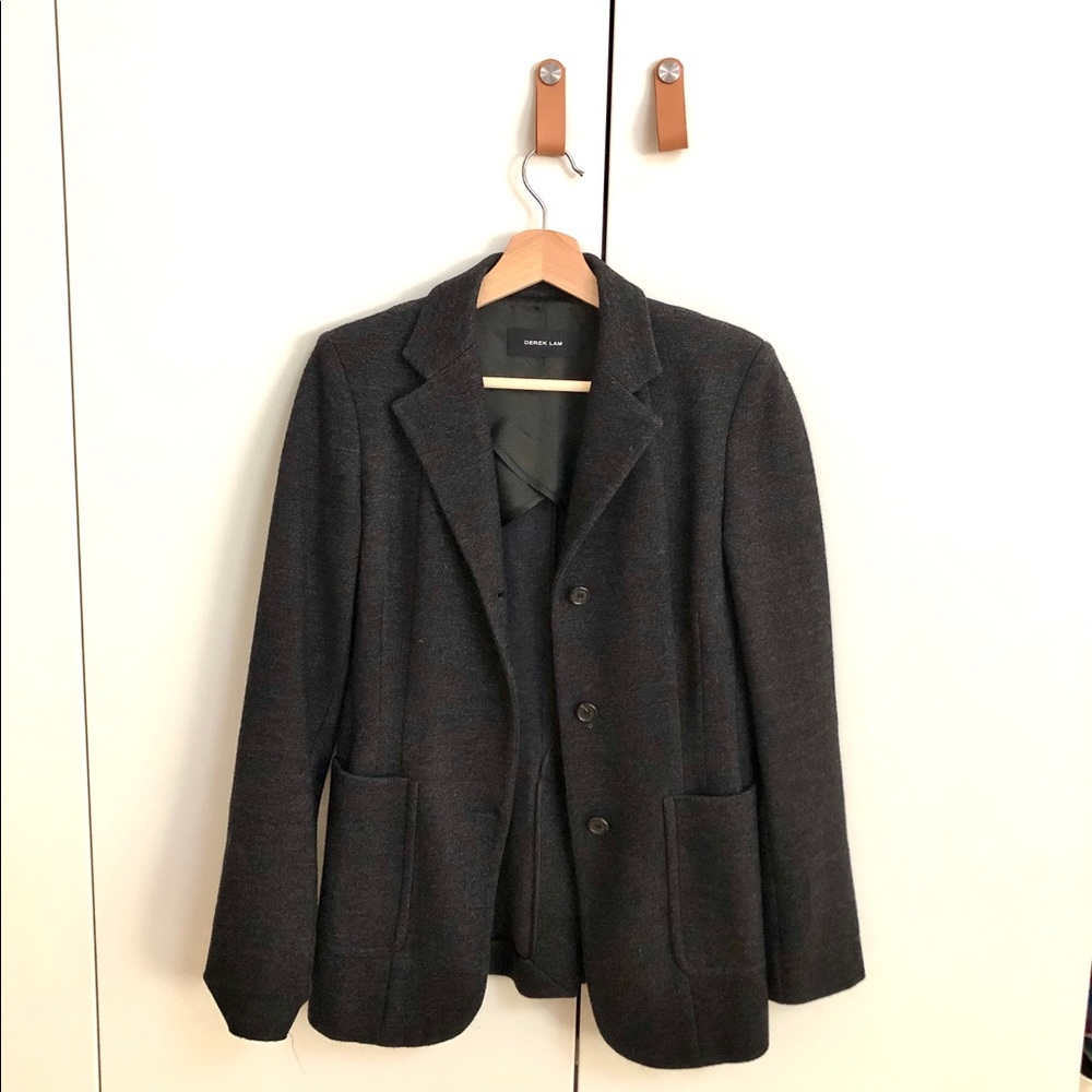 Derek Lam Authentic Oversized Wool-fleece Blazer